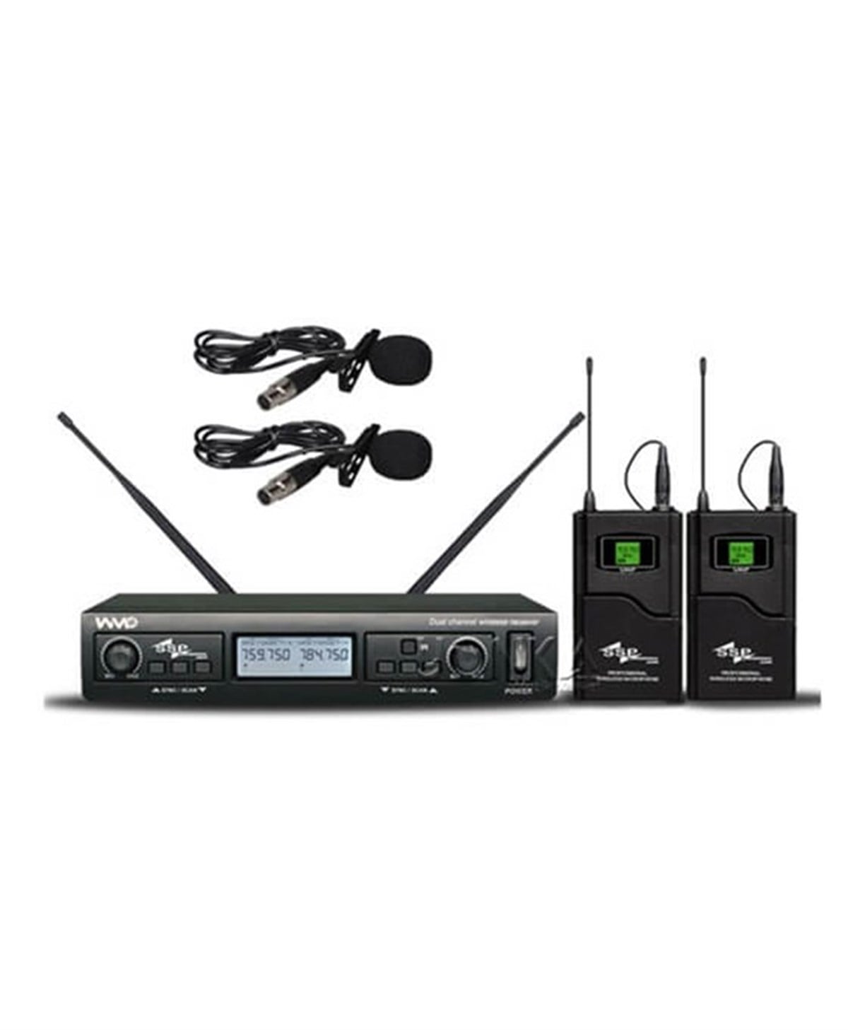 Ssp Audio WM402/LL Çift Yaka Uhf Telsiz Mikrofon