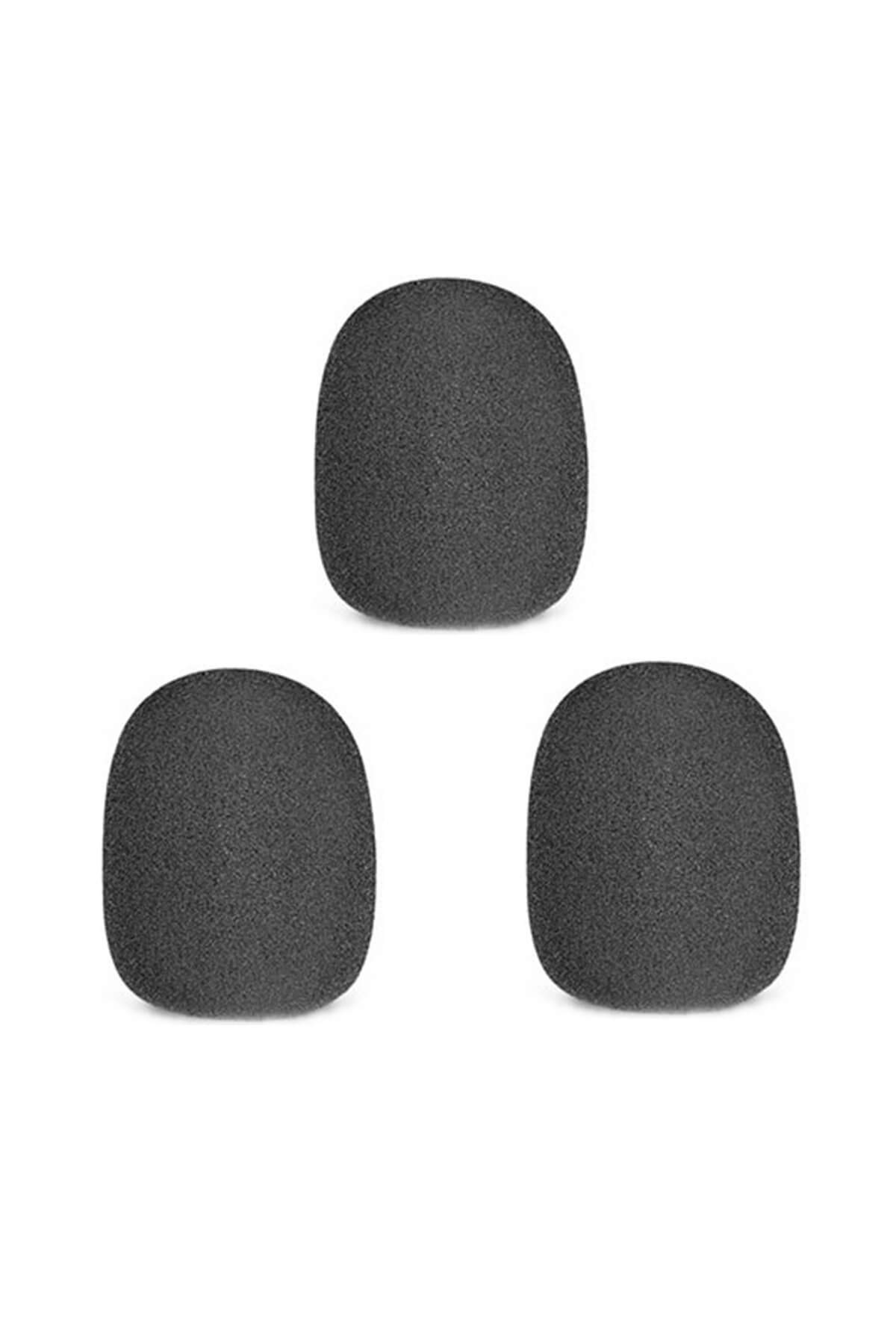 Lastvoice Siyah Mikrofon Süngeri 3'lü Paket