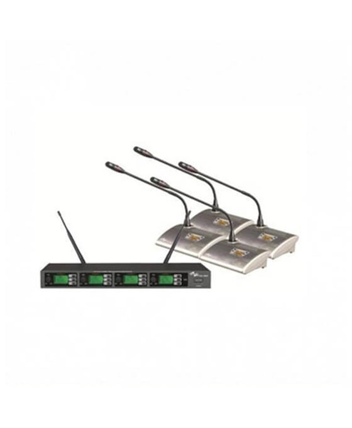 Ssp K403/D3 4'lü Kablosuz Kürsü Mikrofonu Seti