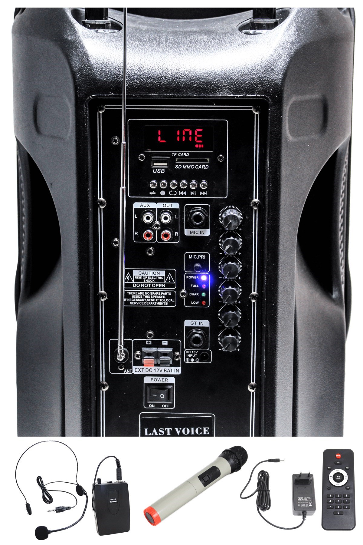 Lastvoice Ls-1912EH Taşınabilir Mikrofonlu Hoparlör Ses Sistemi 200W en  ucuz fiyatları