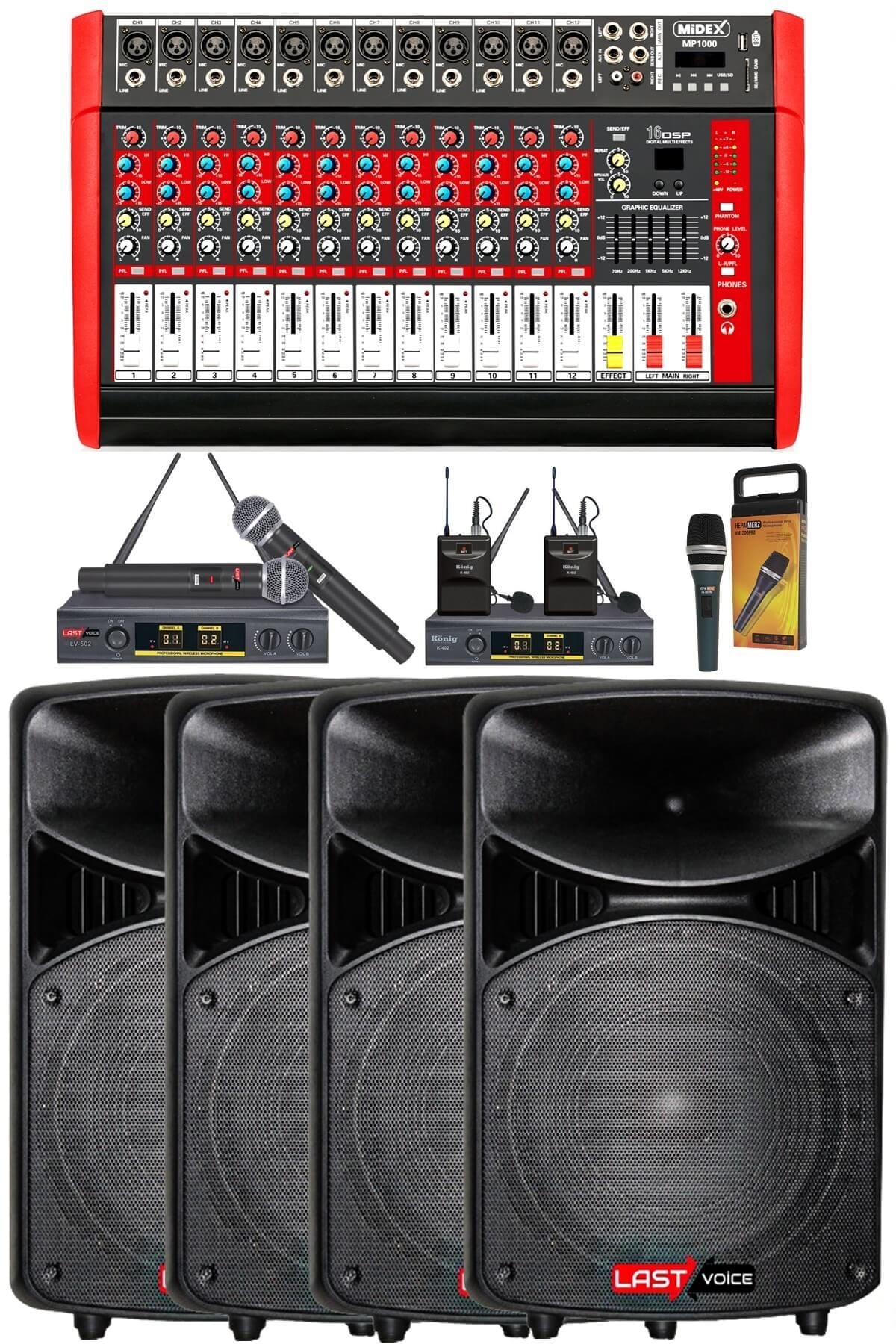 Lastvoice İdeal Paket-4 Okul Tören Ses Sistemi Seti