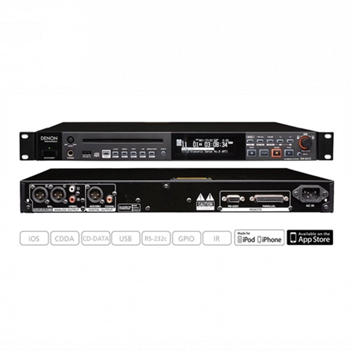 Denon Dn-501c Cd Media Player