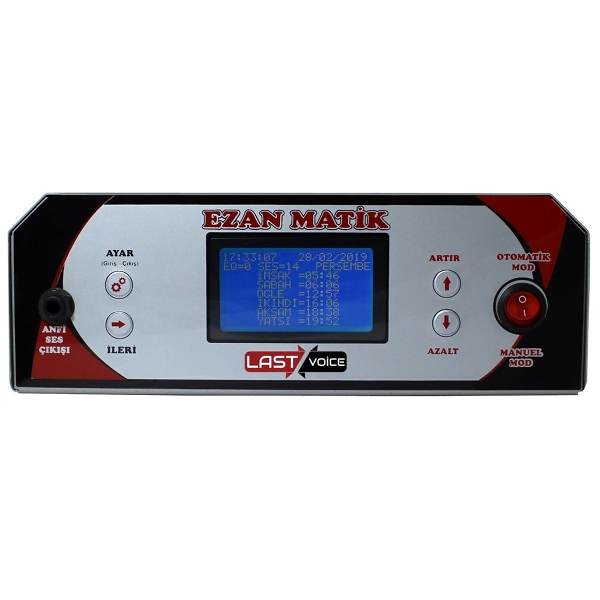 Ezanmatik Ezan Okuyan Cihaz Hafıza Kartlı