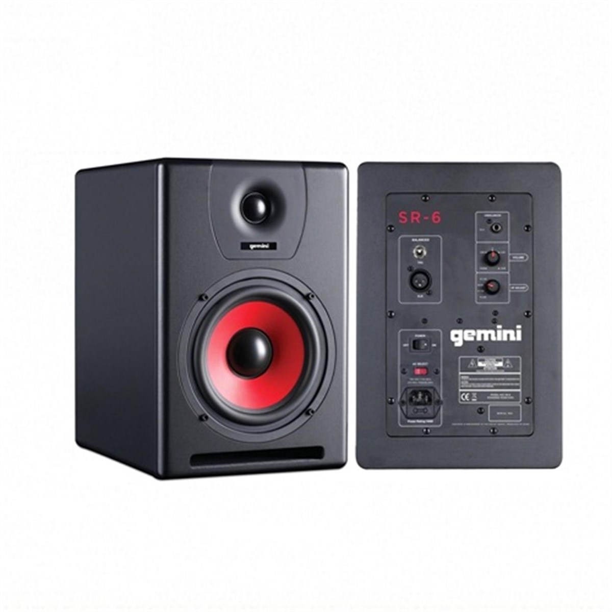 Gemini SR-6 Aktif Stüdyo Monitörü (Çift)