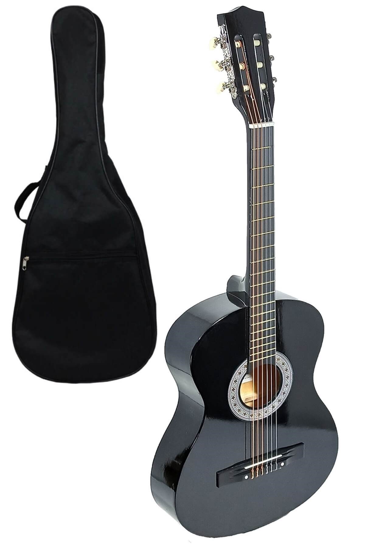 Gonzales GK-44BK Klasik Gitar Siyah 4/4 Tam Boy (Kılıf Pena Hediye)