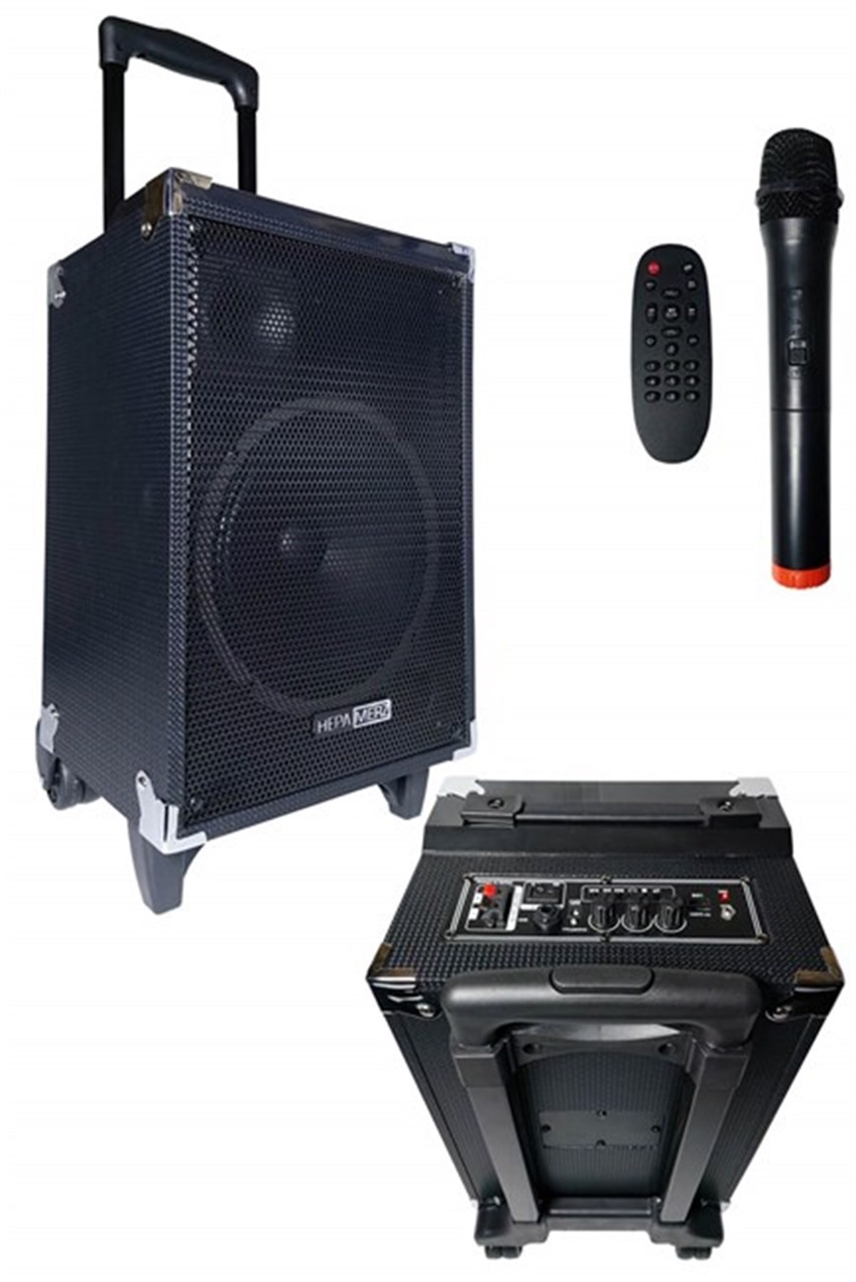 Hepa Merz 180 Watt Şarjlı Ekholu Mikrofonlu Mevlüt Anfisi (Bluetooth Usb Aux)