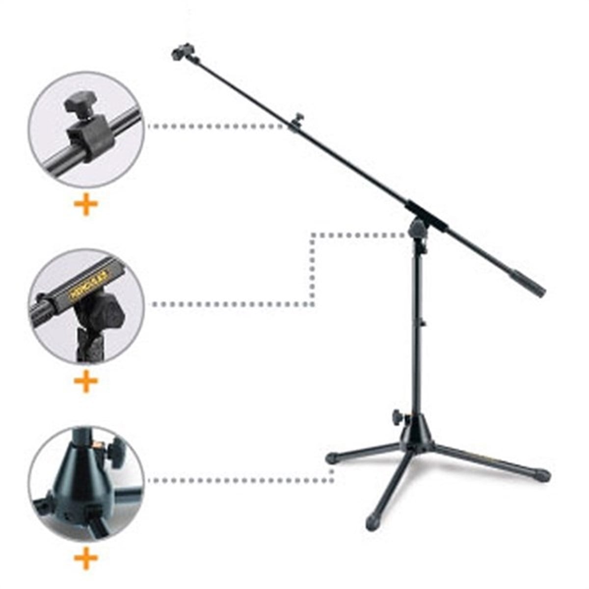 Hercules MS-540B - Aleminyum Döküm Kasa Mikrofon Standı