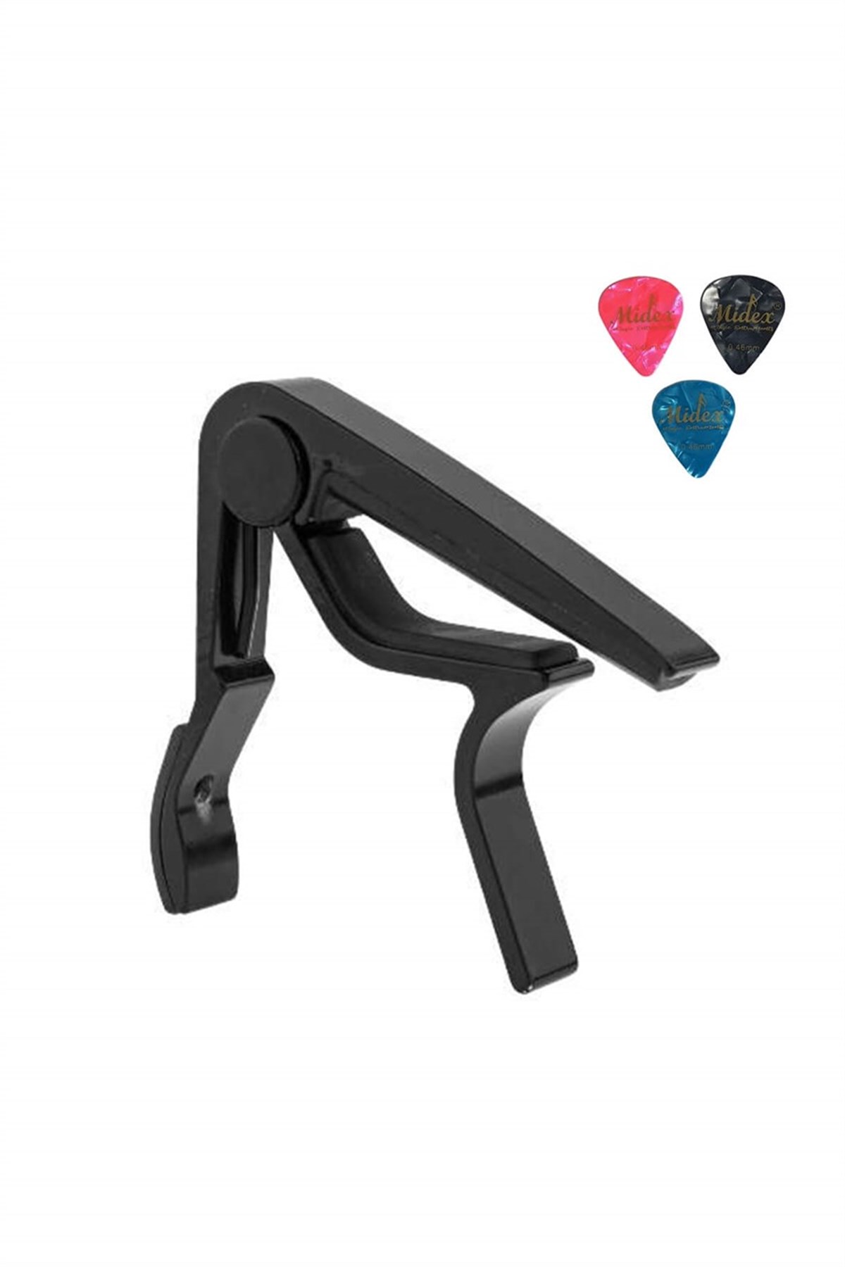 Lastvoice Lct-999 Black Gitar Capo Metal Gitar Saz Kapo Kelepçe (Pena Hediye)