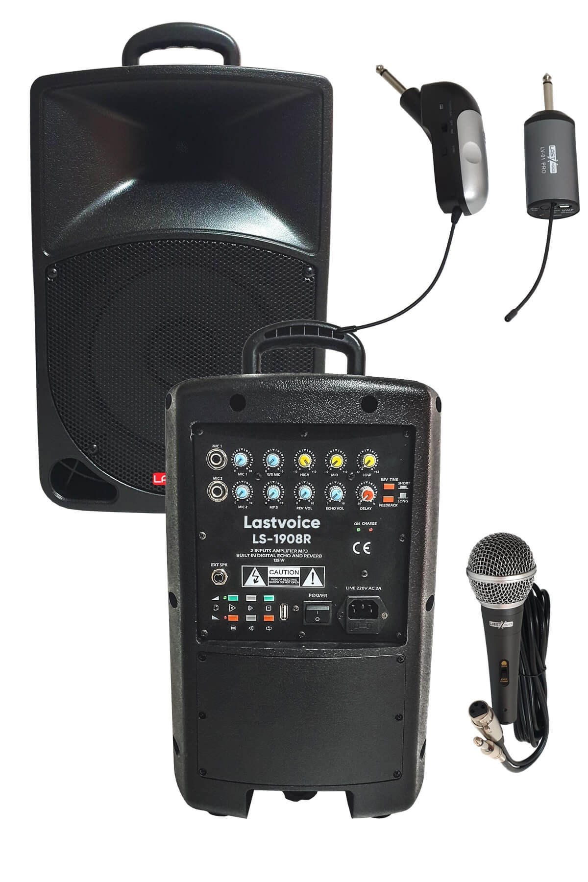 Lastvoice Ls-1908ENSR Çanta Gitar Saz Anfisi + Enstrüman Mikrofonu