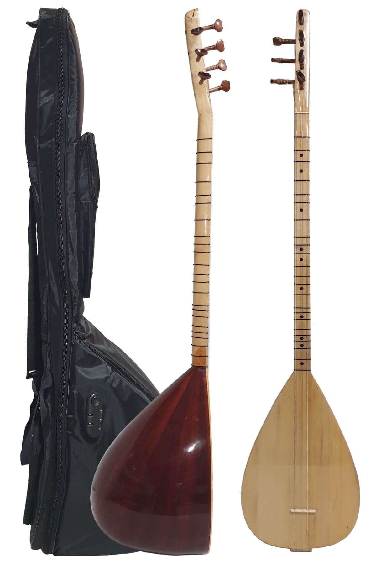 Lastvoice PRG-39U Profesyonel Uzun Sap Ardıç Bağlama Saz (Caseli)