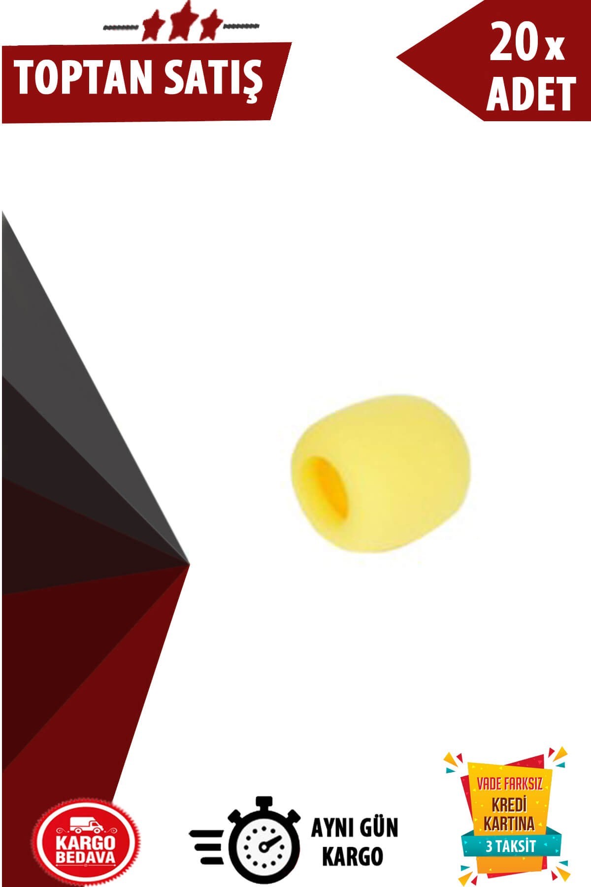 Lastvoice SP-05 Headset Kafa Mikrofon Süngeri 20li Paket (Toptan Alışveriş)