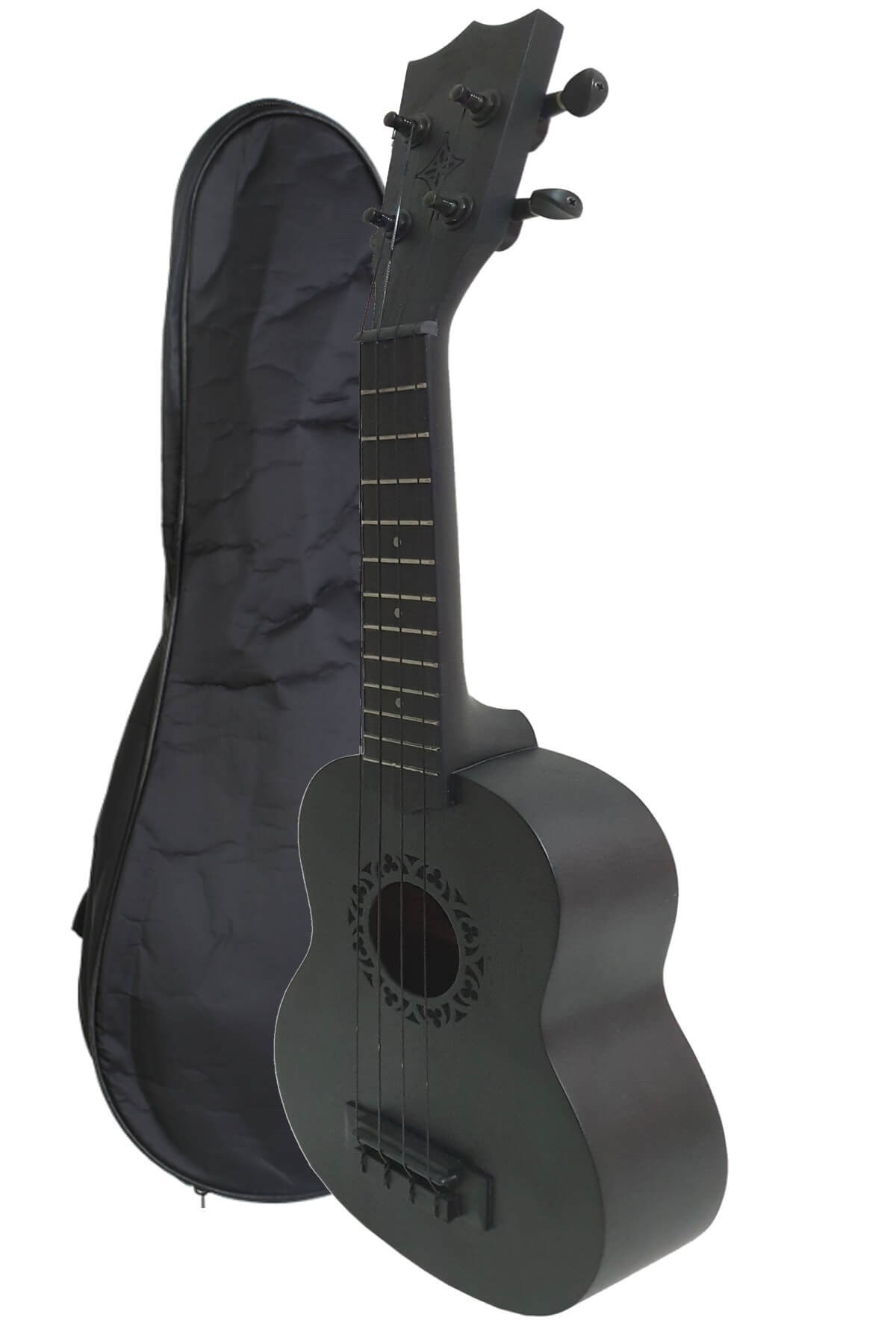 Midex Flight Black Maun Soprano Ukulele Siyah (Kılıf Pena Hediye)