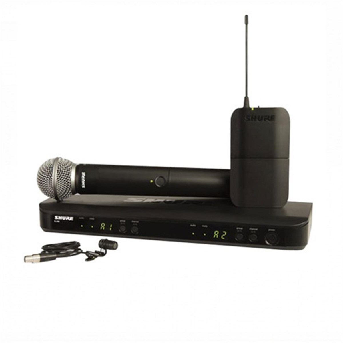 Shure BLX1288E/ W85 Kablosuz Mikrofon EL+Yaka