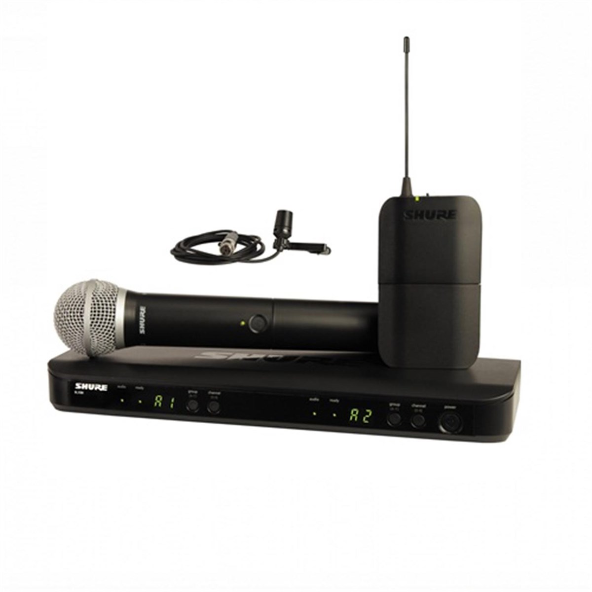 Shure BLX1288E/CVL Kablosuz Mikrofon EL+Yaka