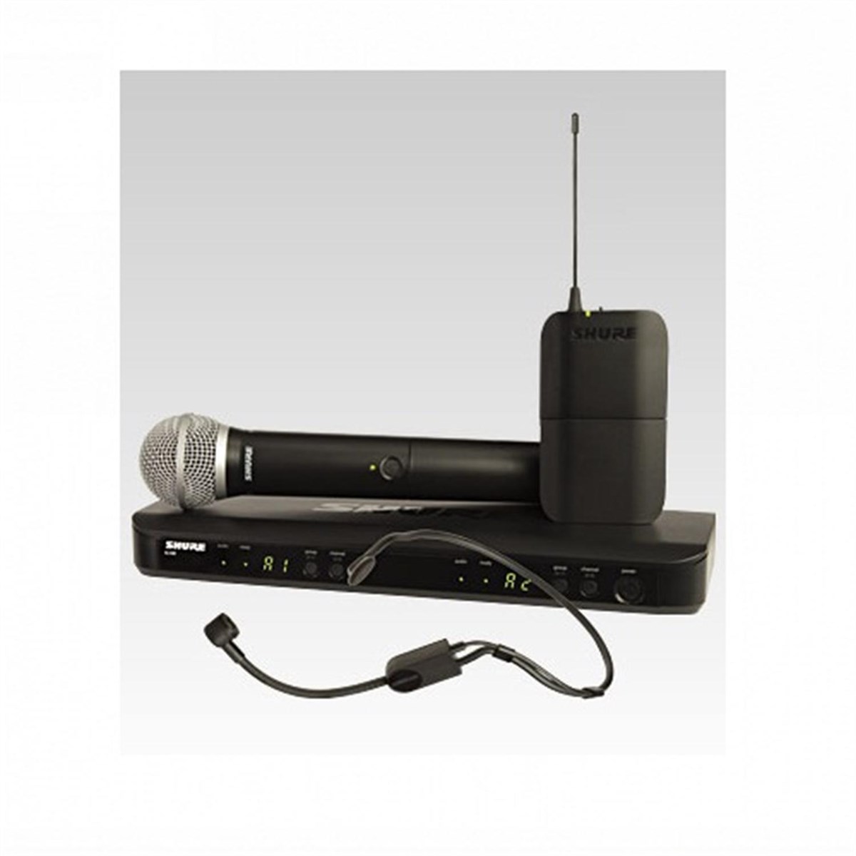 Shure BLX1288E/P31 Kablosuz Mikrofon EL+Başlık