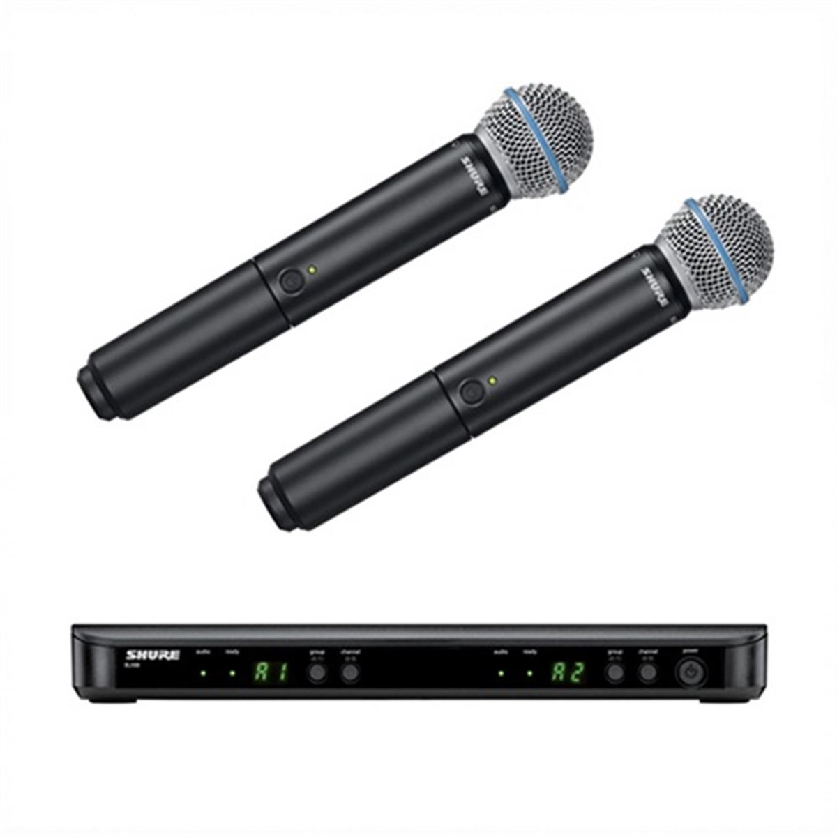 Shure BLX288E/B58 İkili Telsiz El Mikrofonu