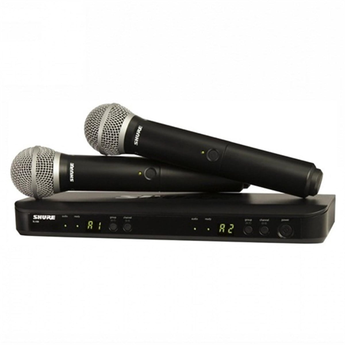 Shure BLX288E/PG58 Çiftli EL Tipi Kablosuz Mikrofon
