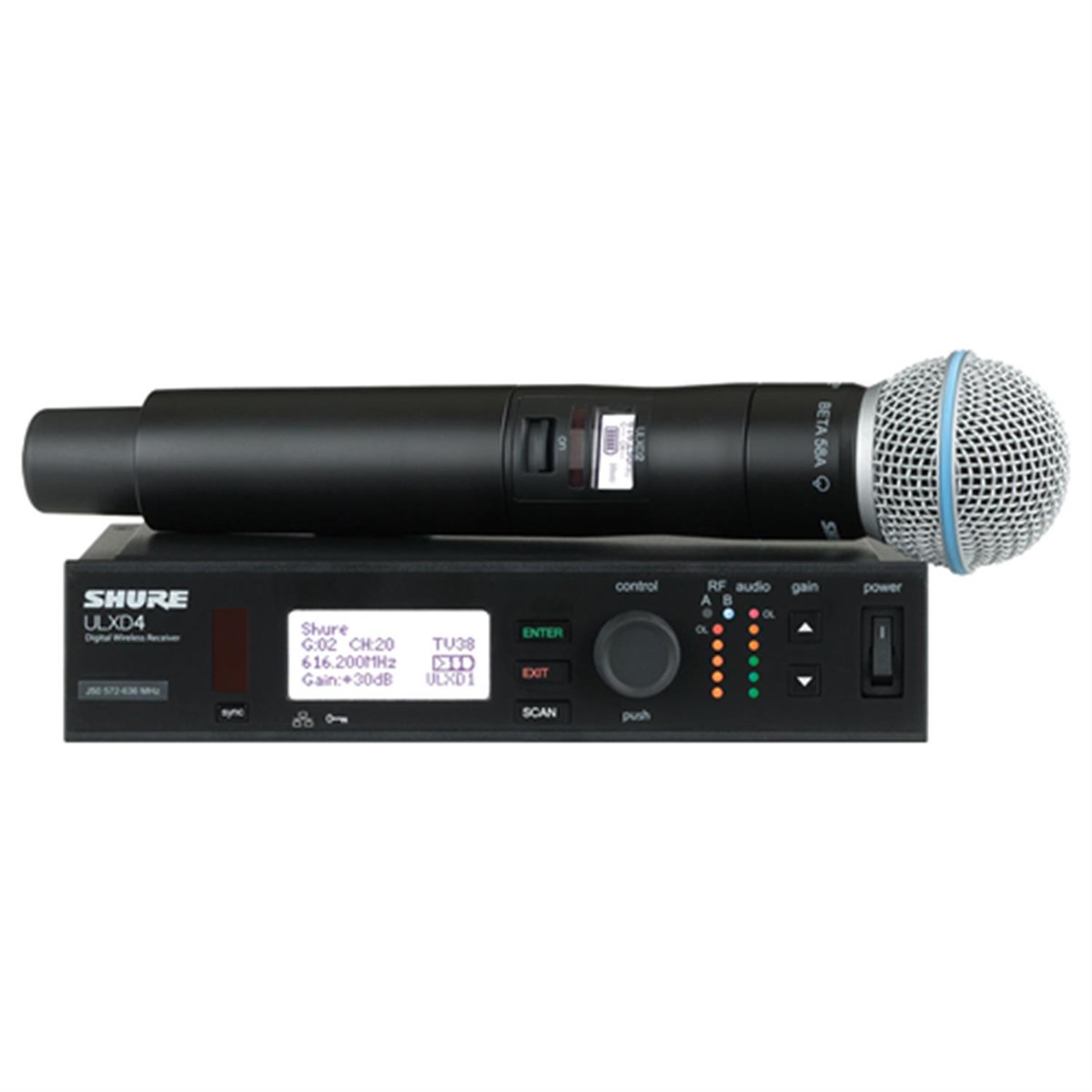Shure ULXD24E/B58 Telsiz Mikrofon Seti