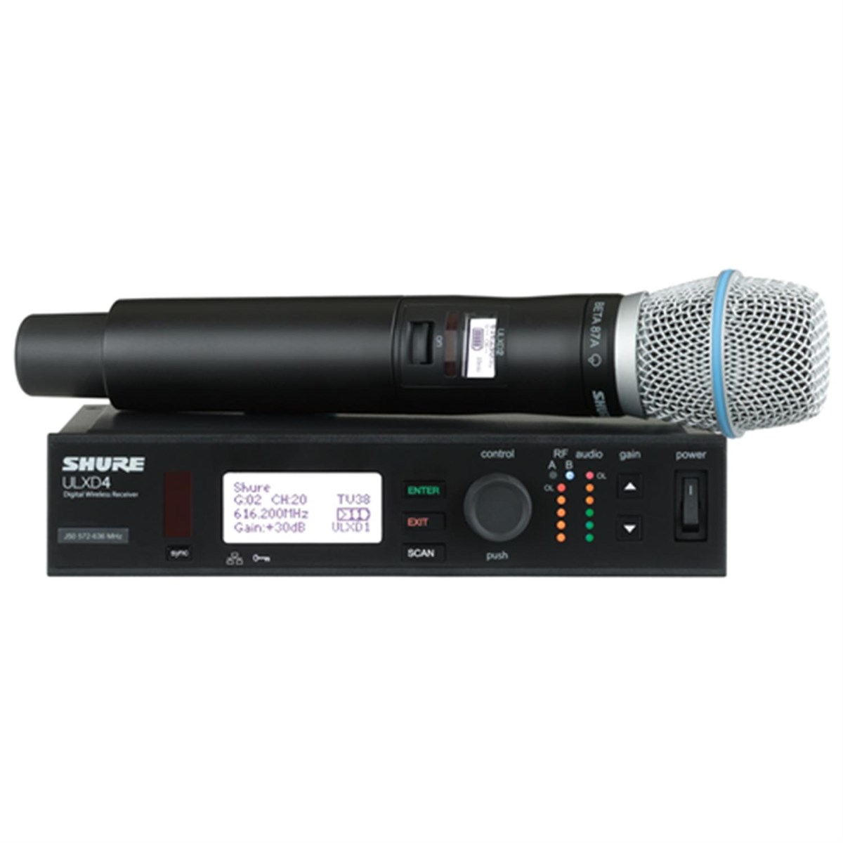Shure ULXD24E/B87A Telsiz Mikrofon Seti