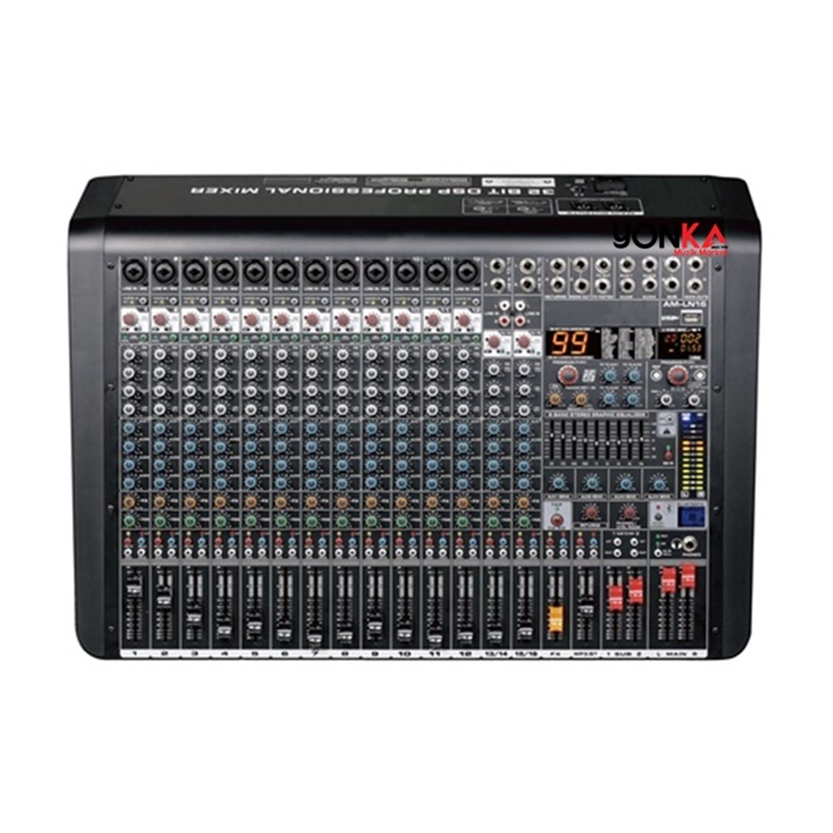 Ssp Audio Ax16 Mikser - 16 Kanal 99 Dsp Efekt Usb / Mp3