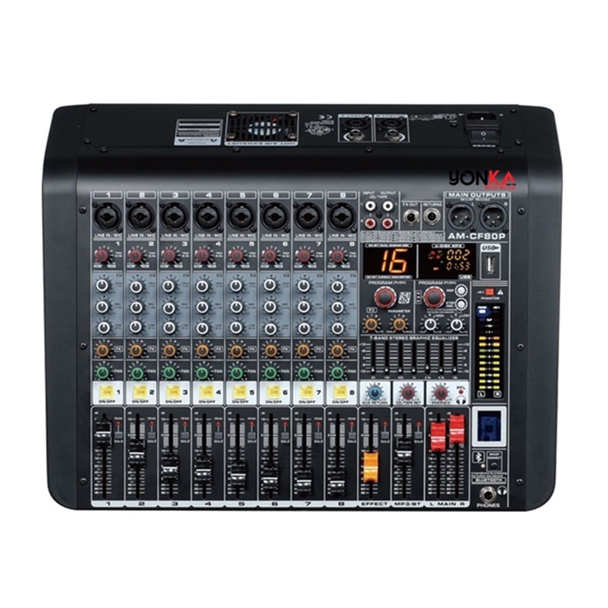 Ssp Audio Pm 258 Amfili Power Mikser 2x170 Watt 12 Kanal