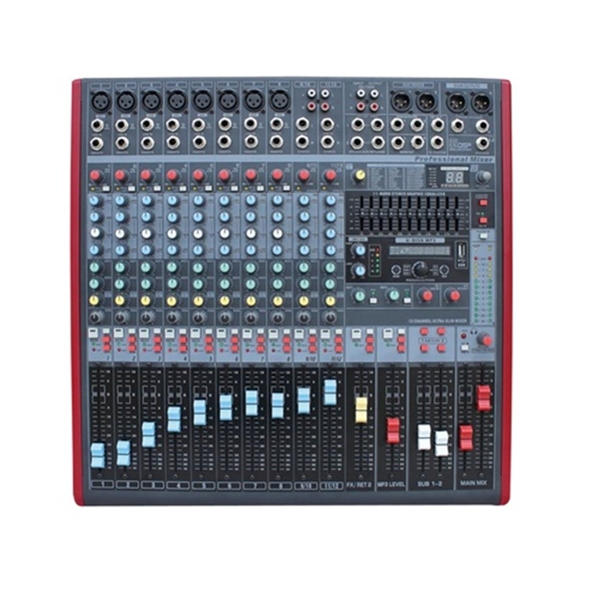 Ssp Ub-120 - 12 Kanal Dsp Efektli Deck Mikser