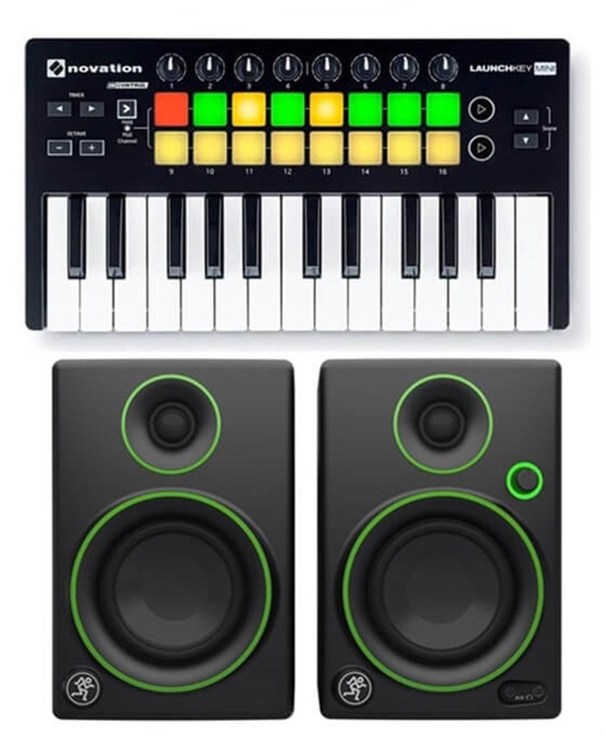Stüdyo Ekipmanları Midi Klavye Monitör Full Paket-8