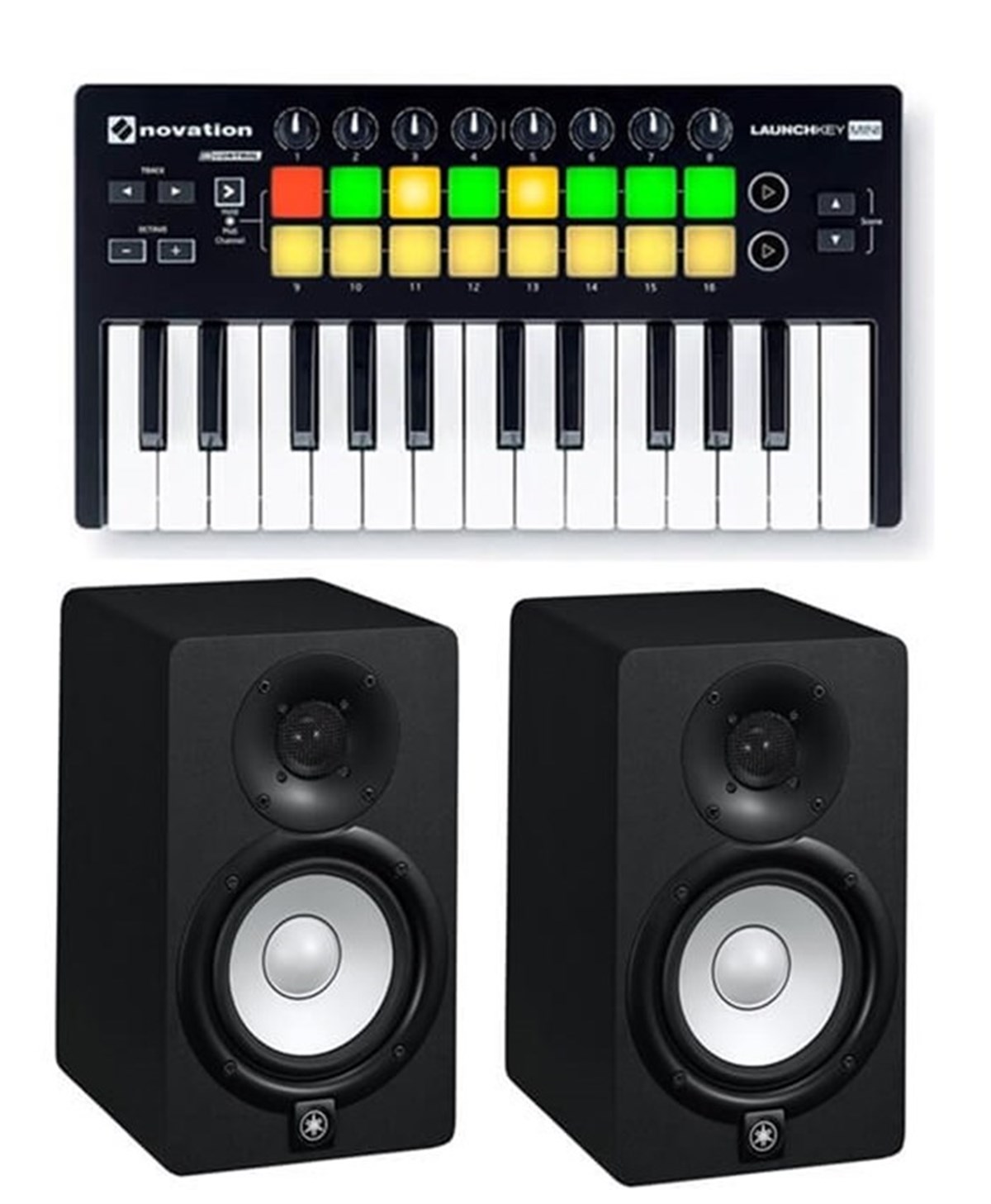 Stüdyo Ekipmanları Midi Klavye Monitör Full Paket-9