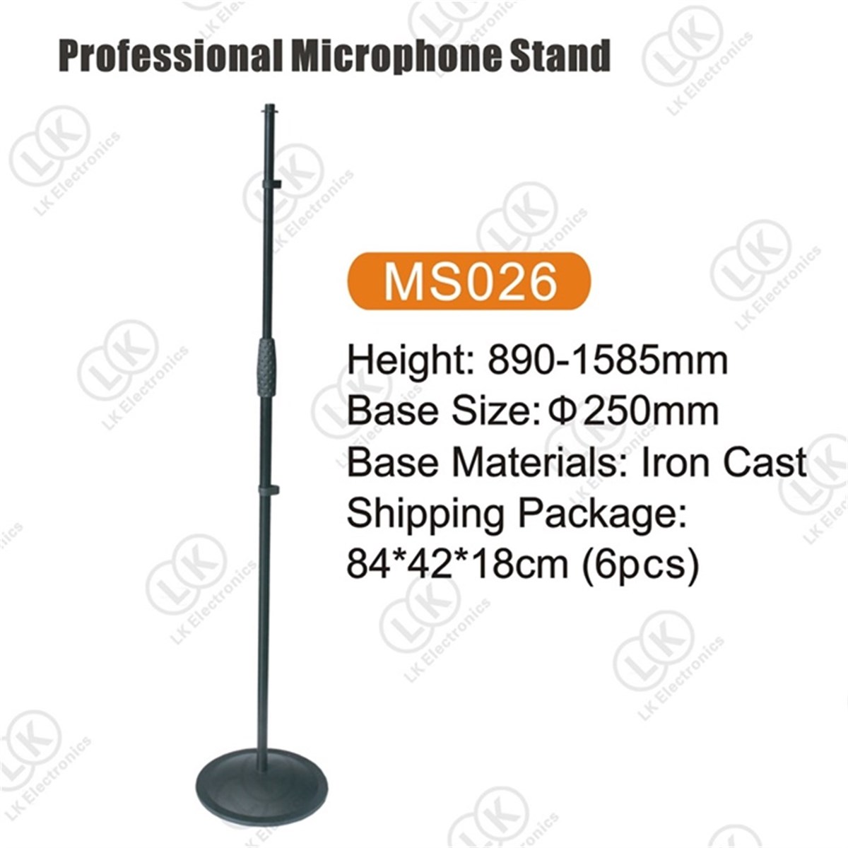 Superlux MS026 Boy Mikrofon Standı