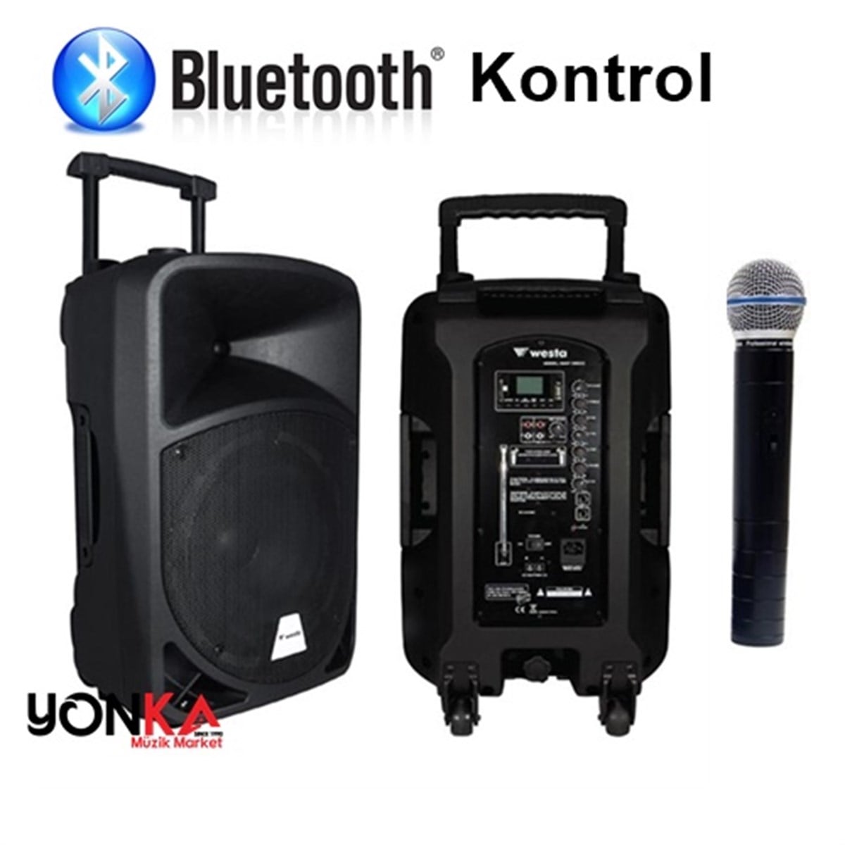 Westa Wap-12501 Bluetooth Portatif Ses Sistemi 250 Watt
