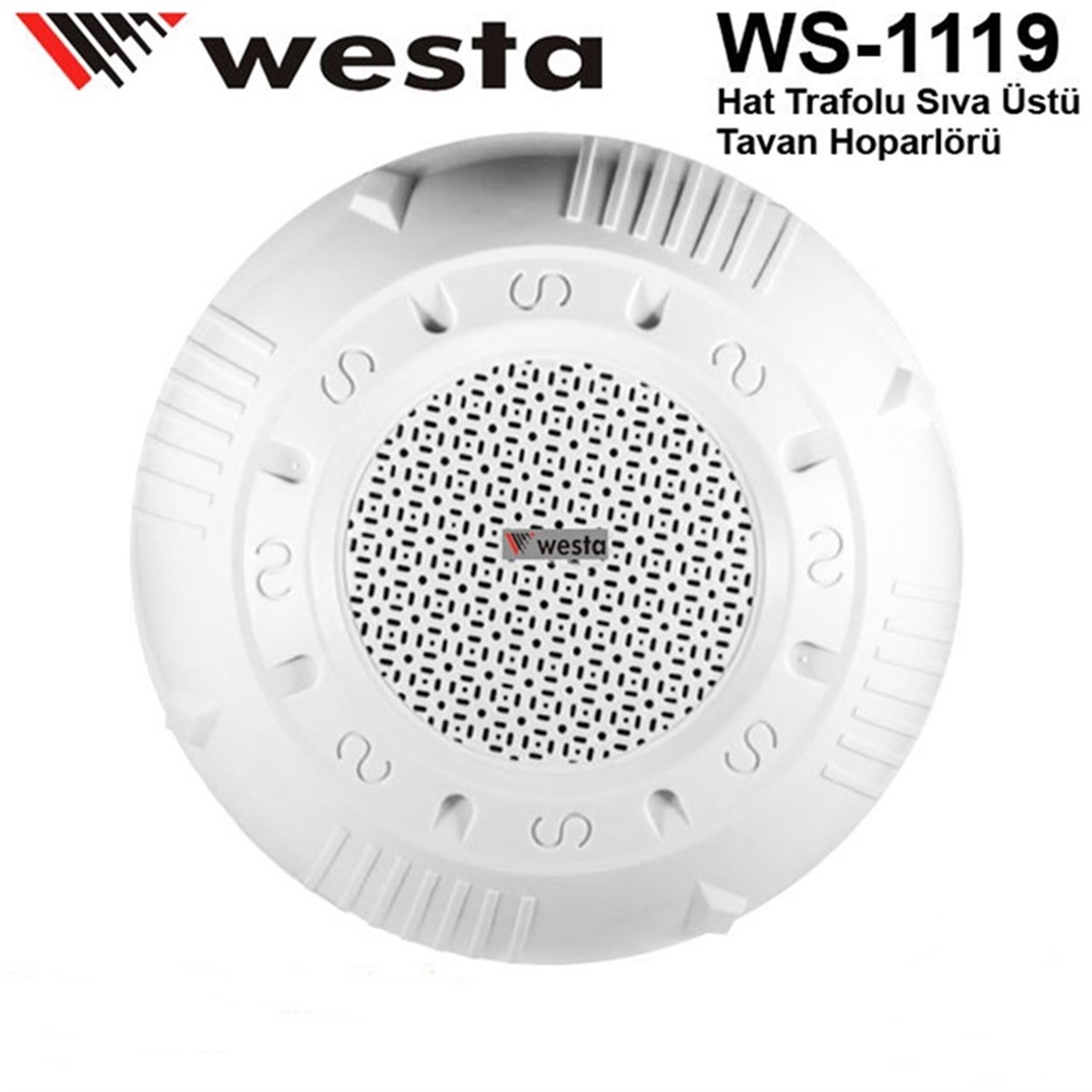 Westa Ws-1119 - Hat Trafolu 3 Watt Sıva Üstü Hoparlör