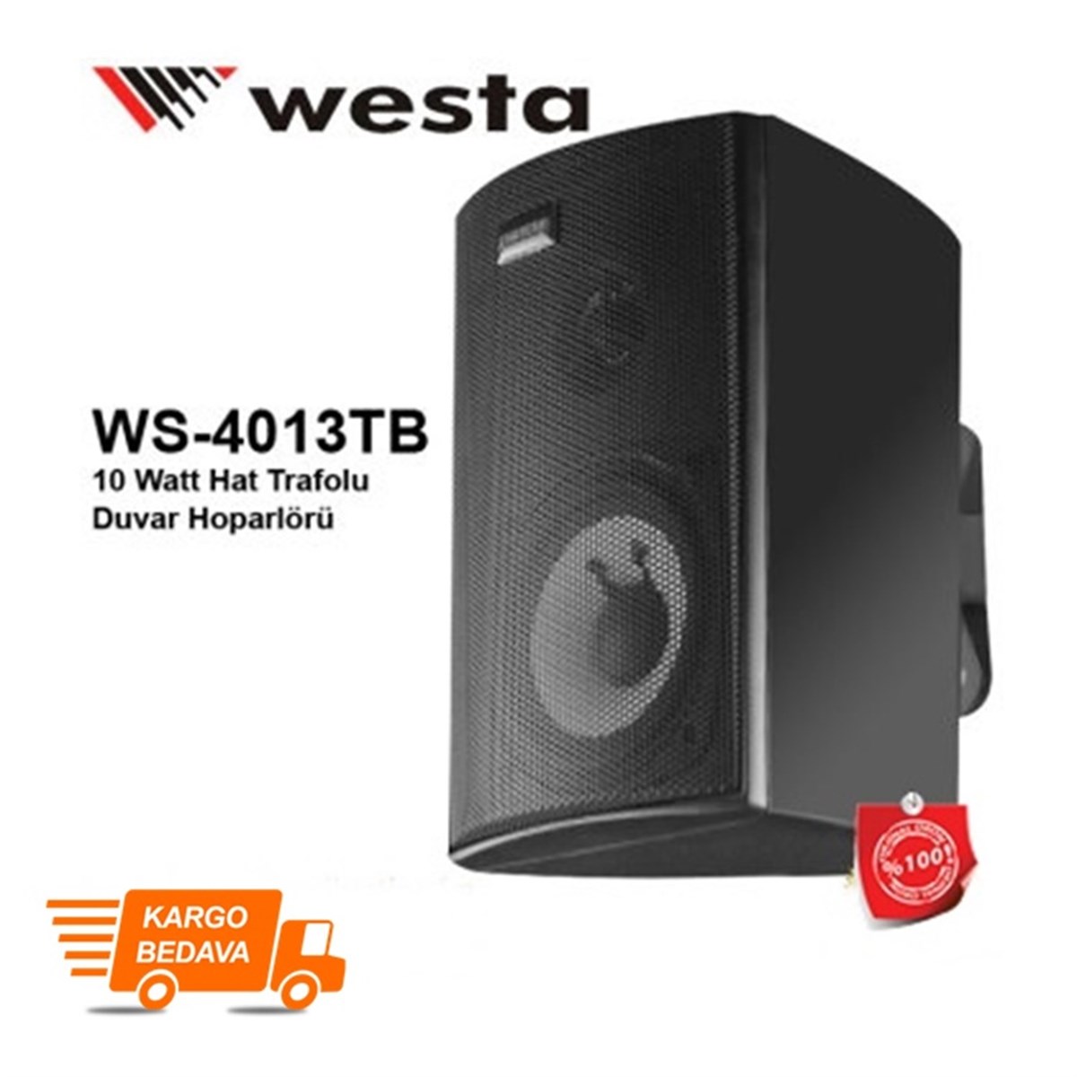 Westa Ws-4013TB Duvar Tipi Sütun Hoparlör 10 Watt