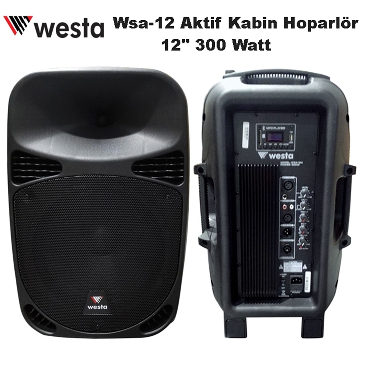 Westa Wsa-12A Aktif Kabin Hoparlör 12'' 300 Watt