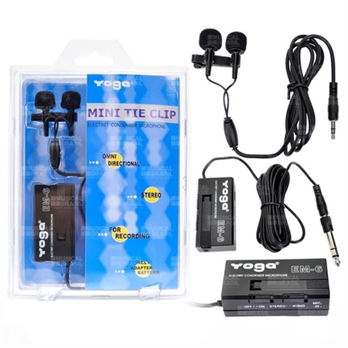 Yoga Em-06 İkili Yaka Mikrofonu