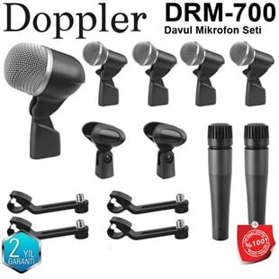 Doppler DRM-700 Davul Seti 7li Caseli