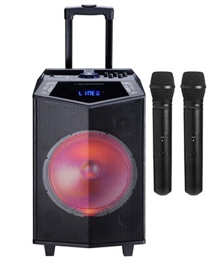 Oyility Dk-12 Mikrofonlu Taşınabilir Hoparlör Ses Sistemi 300 Watt