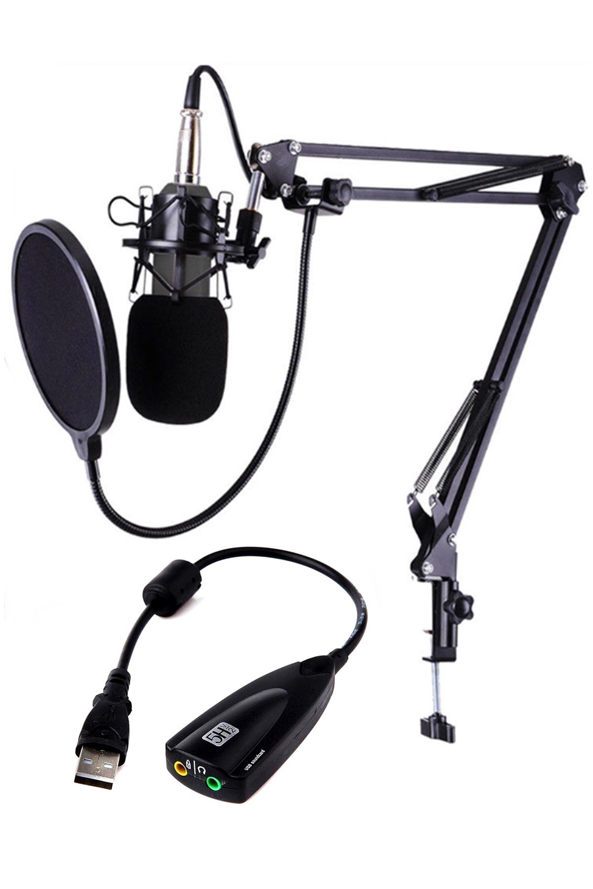 BM800 Mikrofon + NB39 Mikrofon Standı + Pop Filtre Fiyatı ve Özellikleri