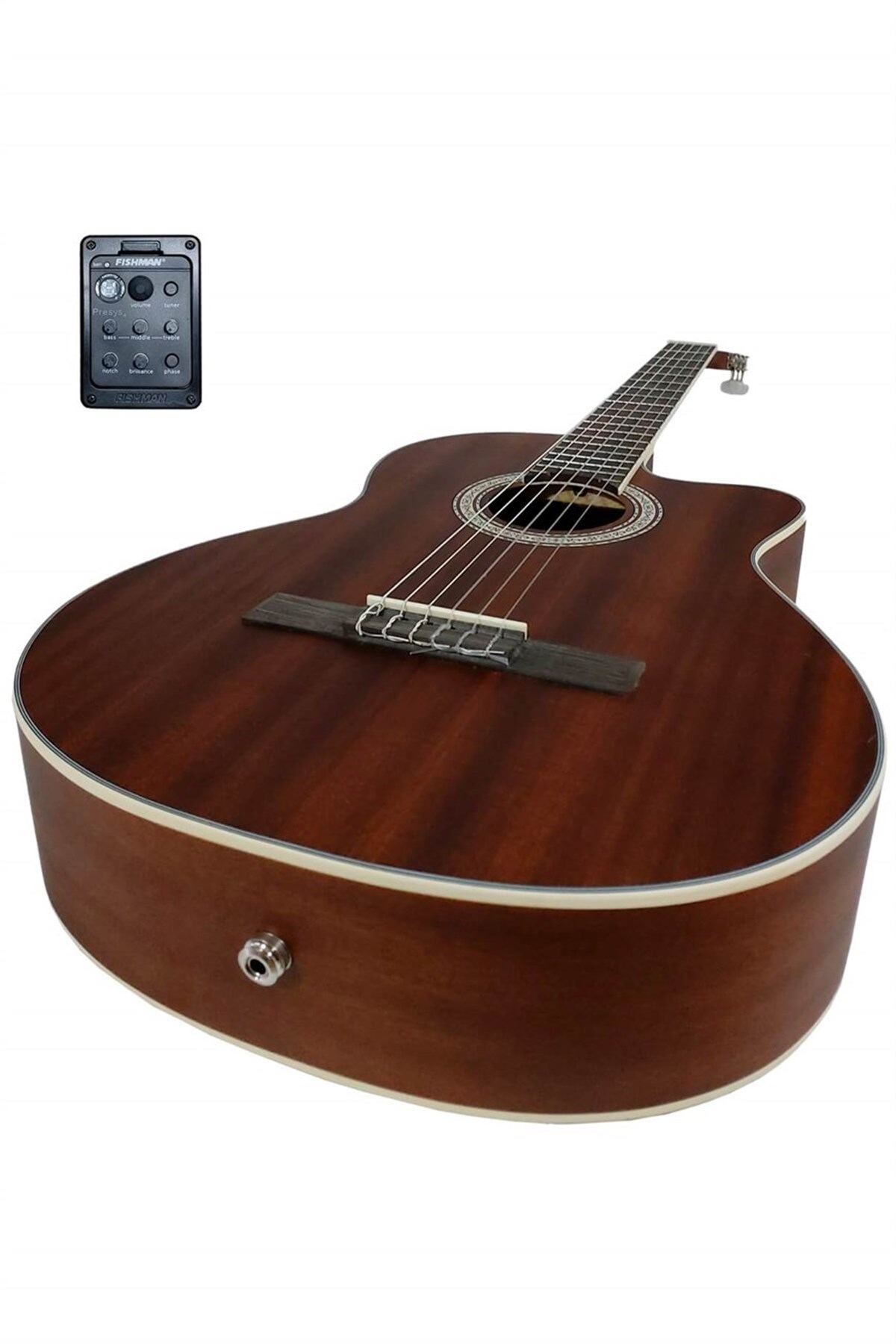 Midex Agostini HG-400EQ Elektro Klasik Gitar Set (Fishman Ekolayzerli Soft  Caseli)