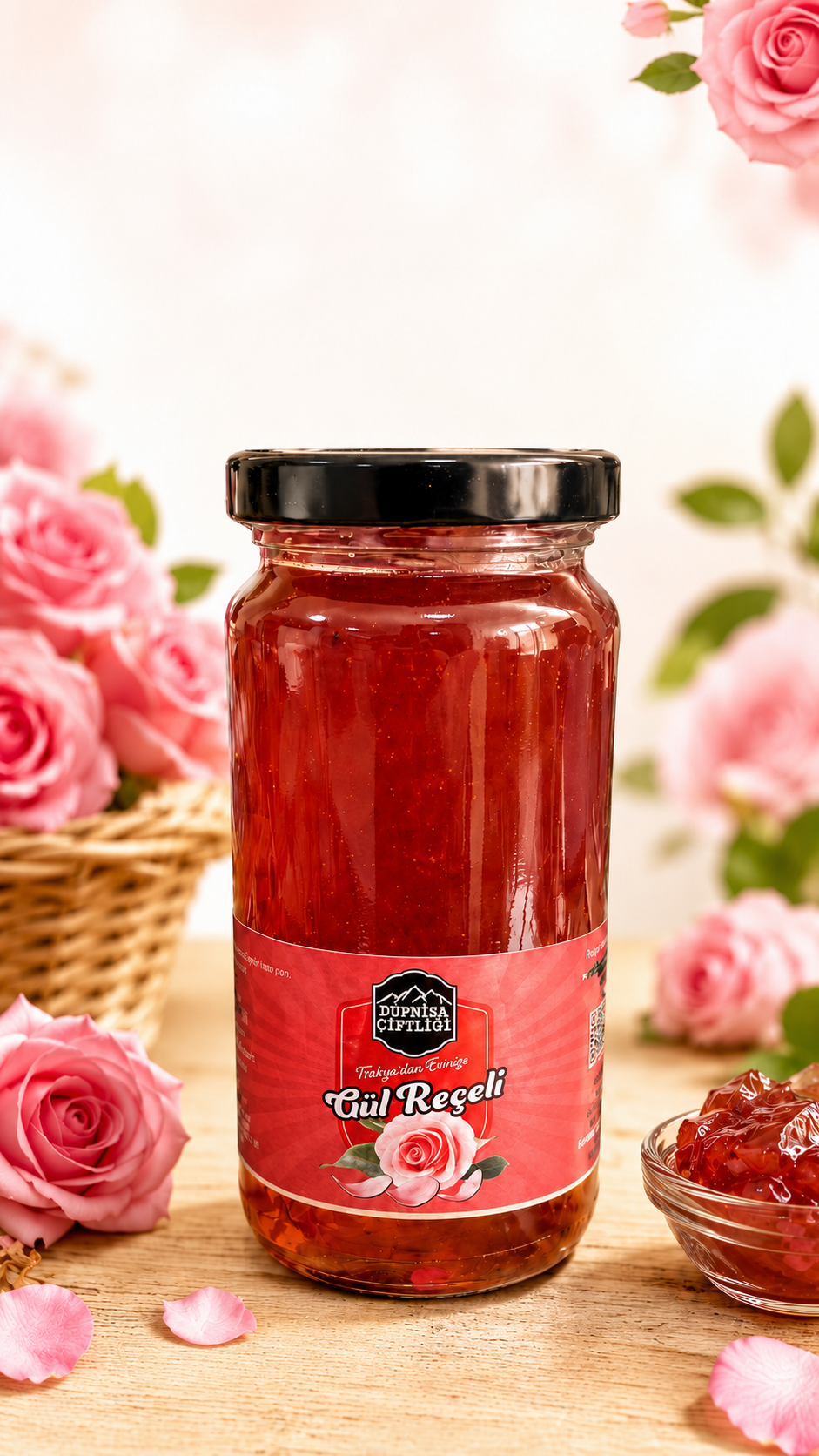 Soslar ve ReçellerDupnisa ÇiftliğiGül Reçeli 300g