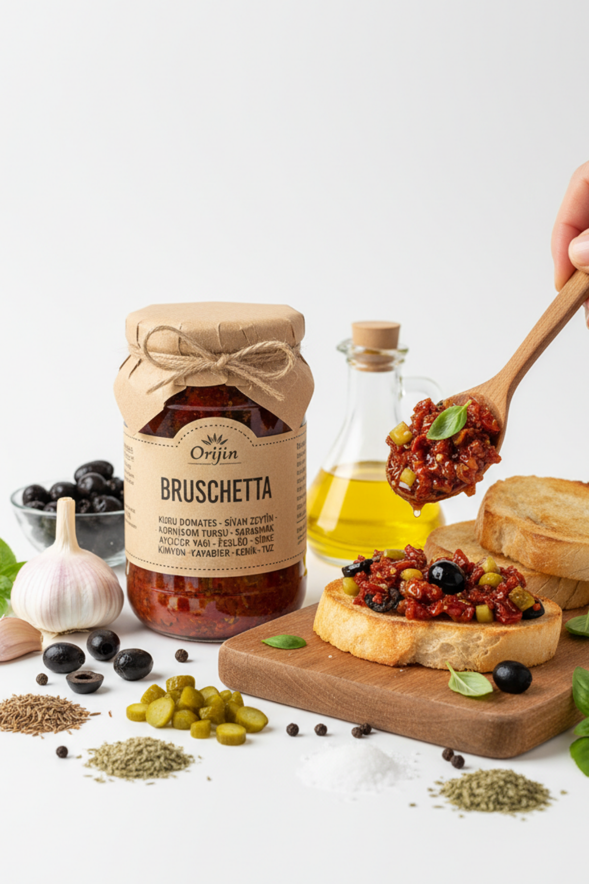SoslarOrijin GıdaBruschetta 220g - Orijin Gıda