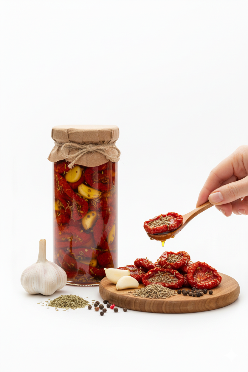SoslarOrijin GıdaMarine Kuru Domates 220g - Orijin Gıda