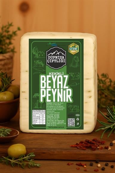 Kekikli Klasik Beyaz Peynir Gurme Serisi