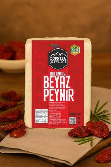 Beyaz PeynirlerDupnisa ÇiftliğiKuru Domatesli Klasik Peynir Gurme Serisi