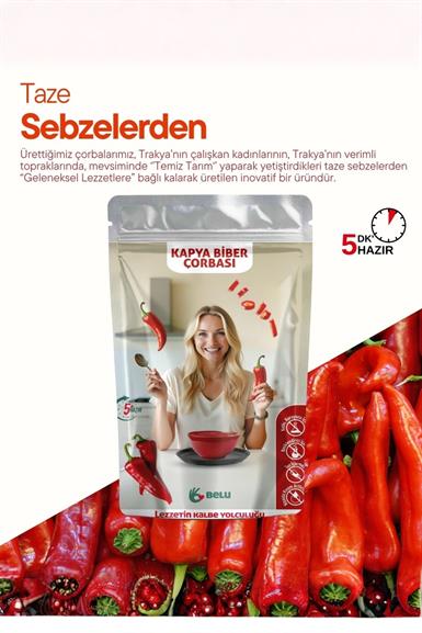 Kapya Biber Çorbası 60g - Belu Gıda