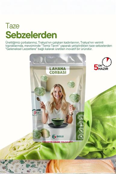 Lahana Çorbası 60g - Belu Gıda