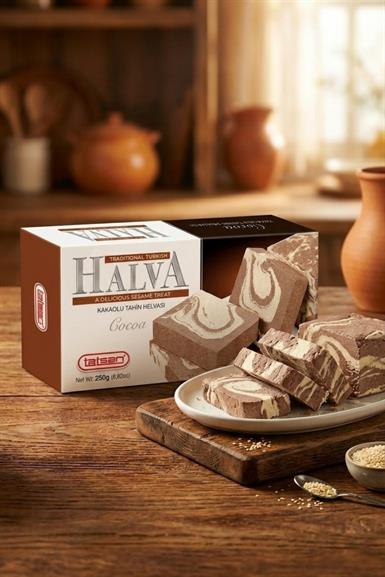 Helva & HardaliyeTatsanKakaolu Tahin Helvası 250g - Tatsan
