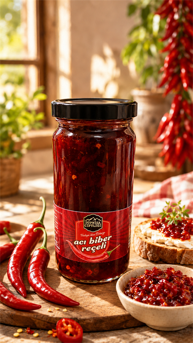 Soslar ve ReçellerDupnisa ÇiftliğiAcı Biber Reçeli 300g