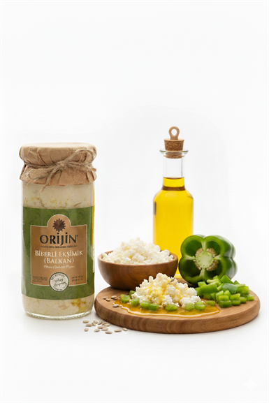 Soslar ve ReçellerOrijin GıdaBiberli Ekşimik 220g - Orijin Gıda
