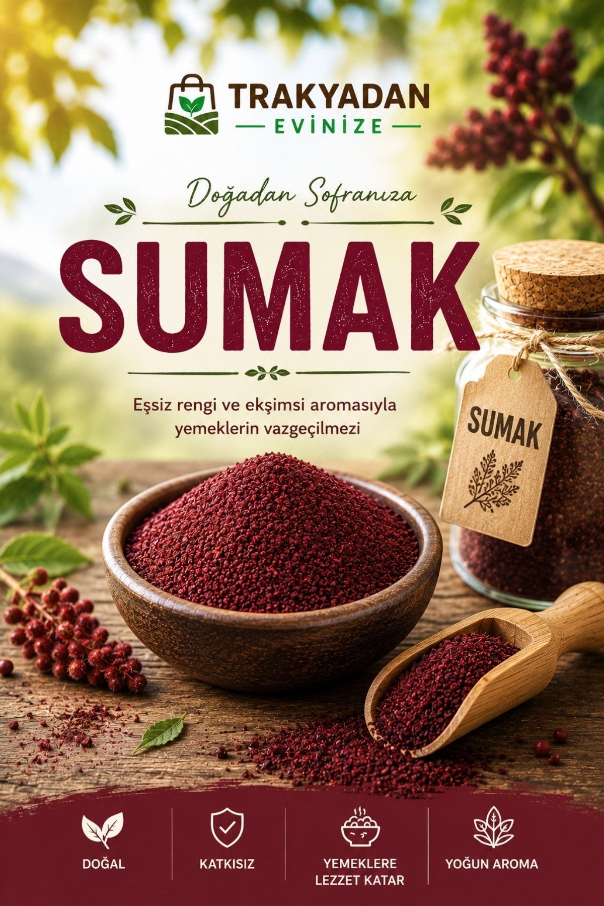 Aktar ÜrünleriDupnisa ÇiftliğiSumak 100g