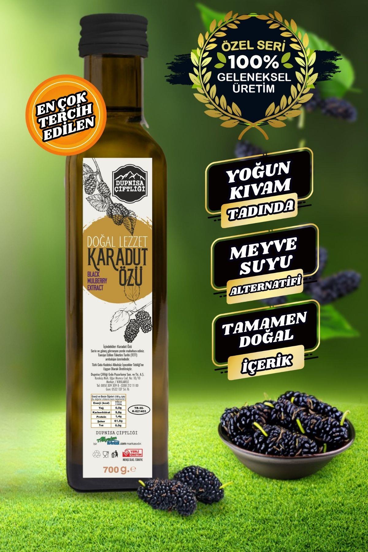 Bal & PekmezDupnisa ÇiftliğiKaradut Özü Özel Seri 700g